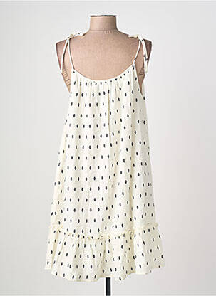 Robe courte sans manche sans manche blanc VILA femme