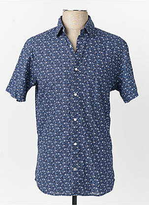 Chemise manches courtes bleu JACK & JONES homme