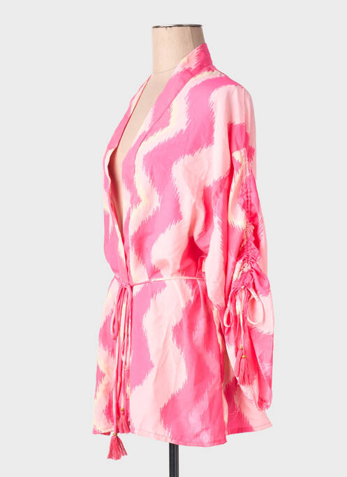 Veste kimono rose GOLD & SILVER femme