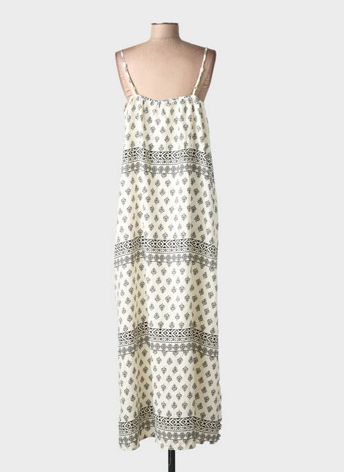 Robe courte col rond blanc VILA femme