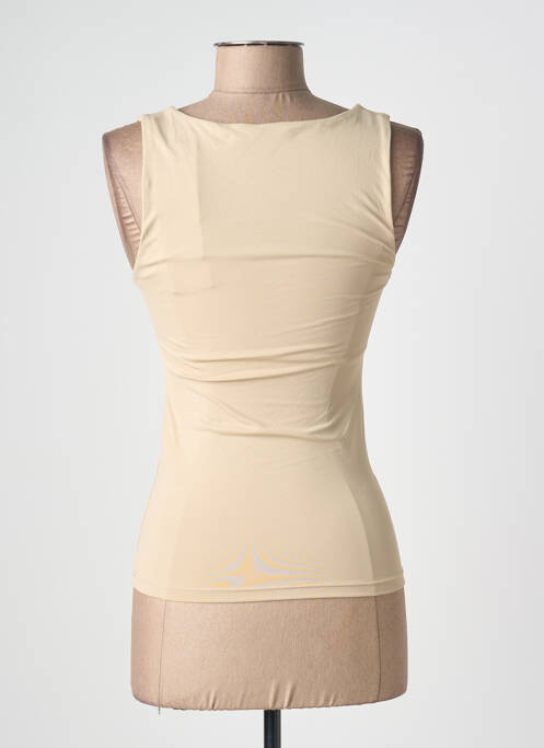 Débardeur coupe droite sans manche beige ONLY femme