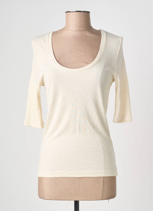 T-shirt beige ASTRID BLACK LABEL femme
