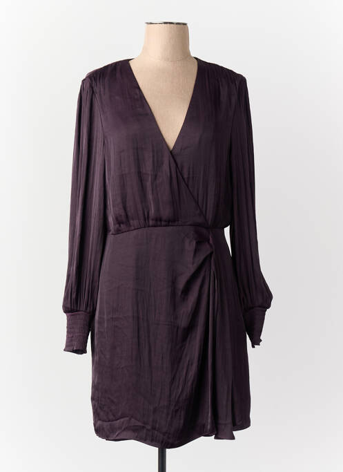 Robe mi-longue violet MORGAN femme