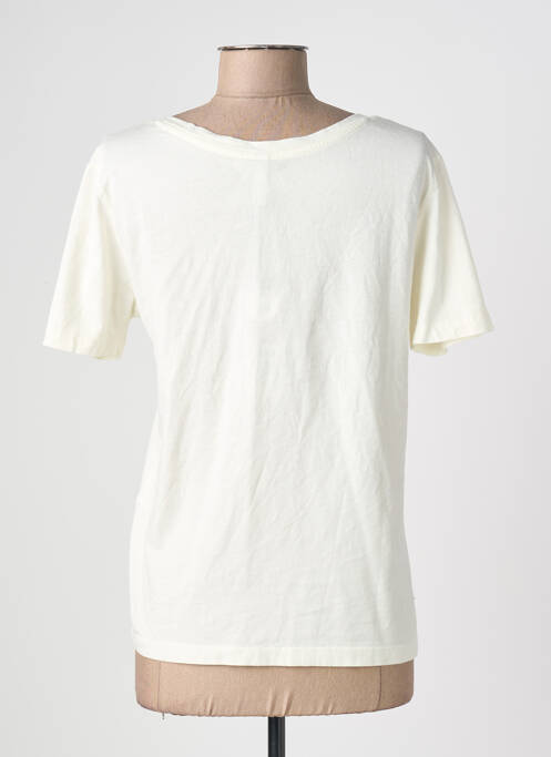 T-shirt manches courtes manches courtes blanc JACQUELINE DE YONG femme