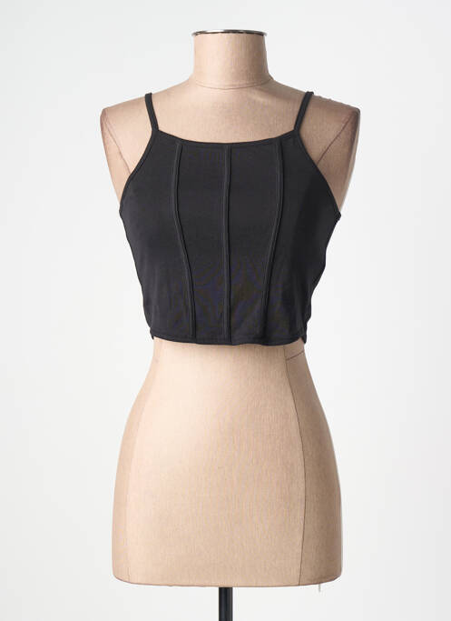 Débardeur coupe droite sans manche noir ONLY femme