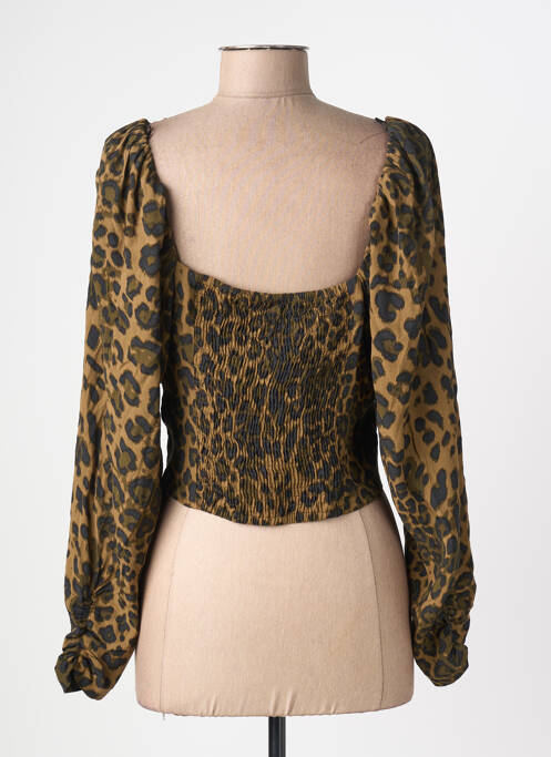 Top marron MANGO femme