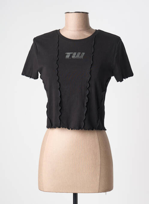 T-shirt noir TALLY WEIJL femme