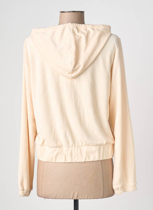 Gilet manches longues manches longues beige ONLY femme