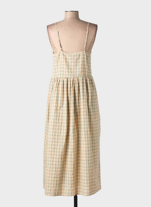 Robe longue sans manche sans manche beige VILA femme