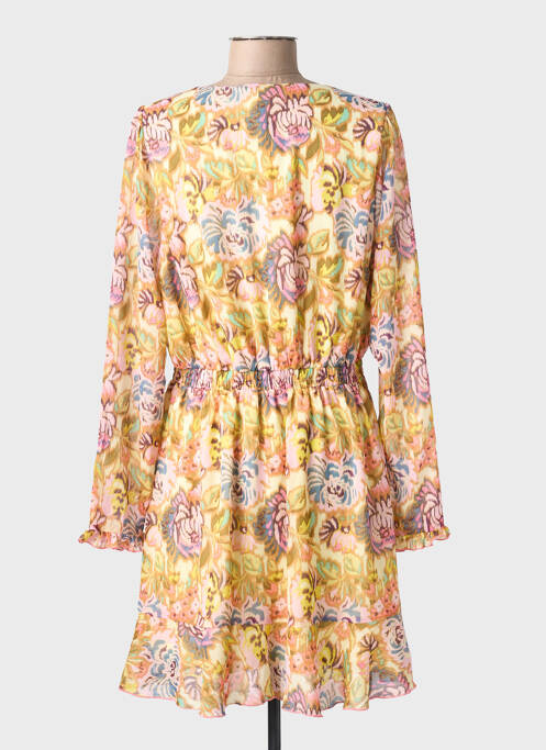 Robe courte jaune ONLY femme