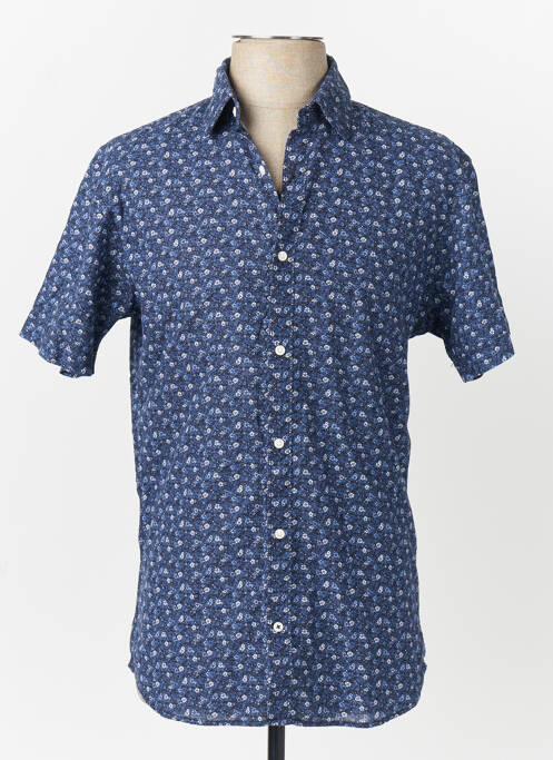 Chemise manches courtes bleu JACK & JONES homme