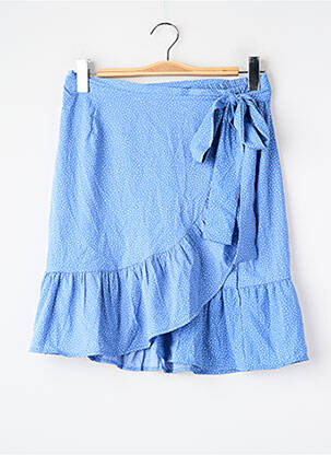 Jupe courte bleu ONLY femme