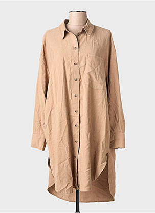 Robe mi-longue marron ONLY femme