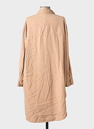 Robe mi-longue marron ONLY femme