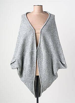 Gilet manches longues gris OPUS femme