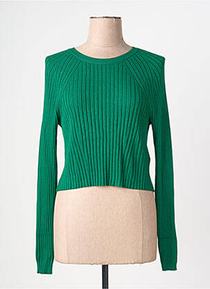 Pull manches longues manches longues vert ONLY femme