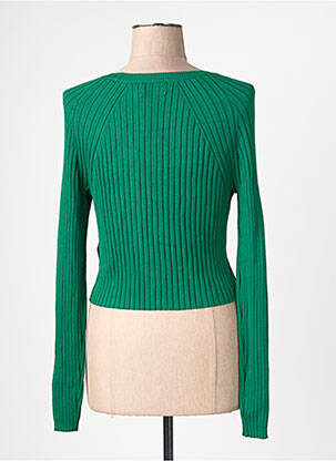 Pull manches longues manches longues vert ONLY femme