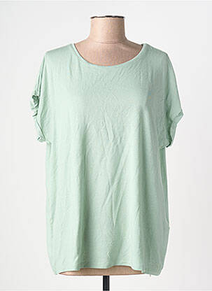 T-shirt coupe droite manches courtes bleu VERO MODA femme