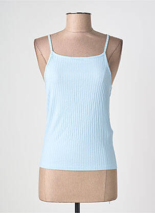 Débardeur bleu JACQUELINE DE YONG femme