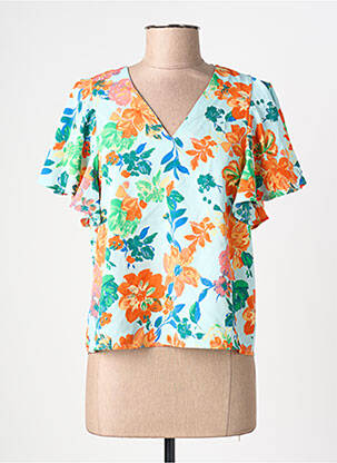 Blouse manches courtes orange VERO MODA femme