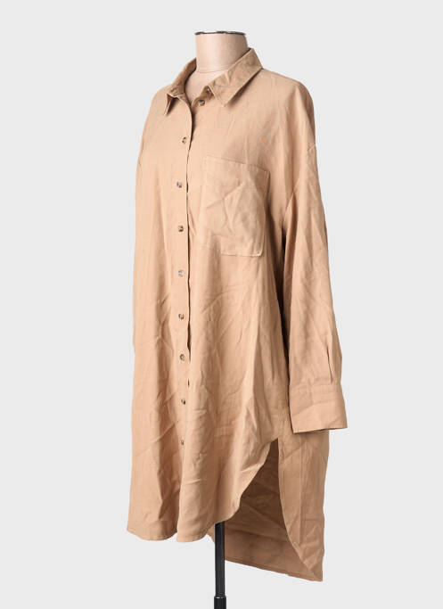 Robe mi-longue marron ONLY femme