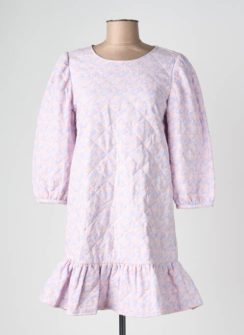 Robe mi-longue rose JACQUELINE DE YONG femme