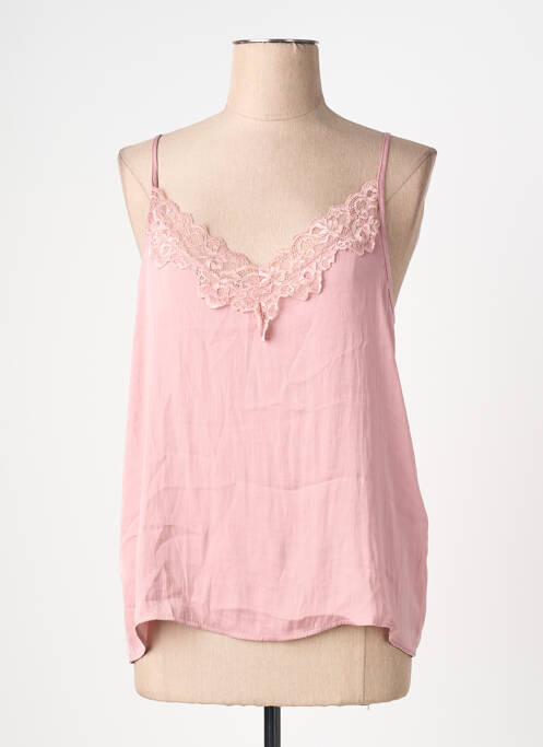 Débardeur coupe droite rose JACQUELINE DE YONG femme