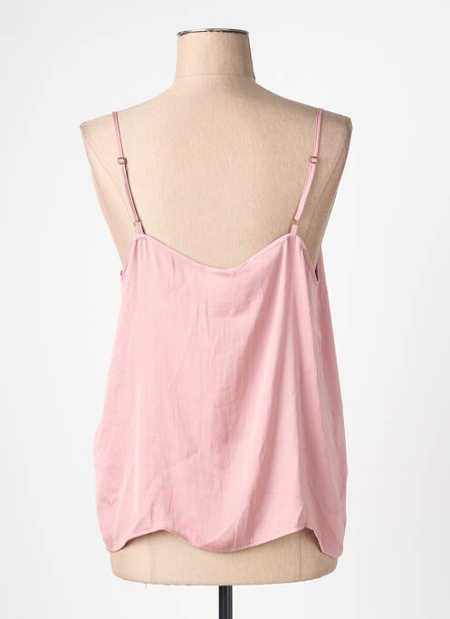 Débardeur coupe droite rose JACQUELINE DE YONG femme