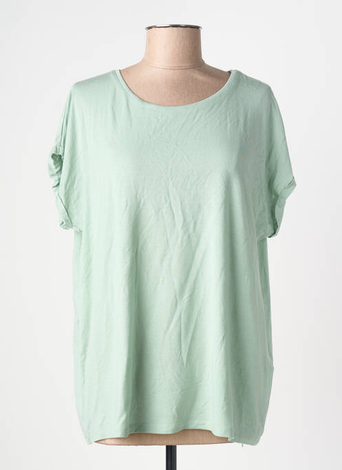 T-shirt coupe droite manches courtes bleu VERO MODA femme