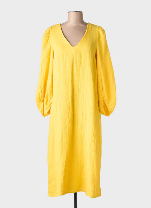 Robe longue jaune VILA femme