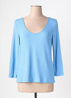 T-shirt bleu MANGO femme