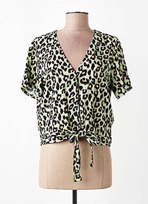Chemisier manches courtes vert VERO MODA femme