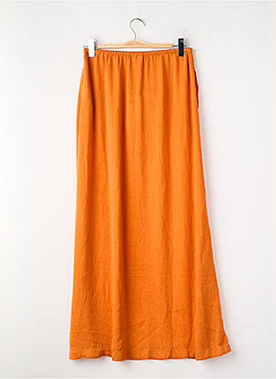 Jupe mi-longue orange VERO MODA femme