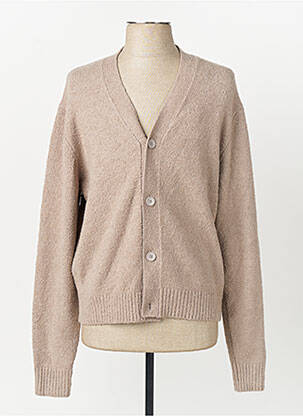 Gilet manches longues beige JACK & JONES homme