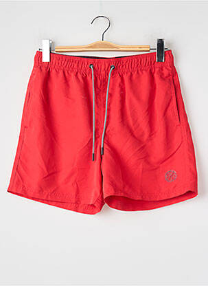 Short de bain rouge JACK & JONES homme