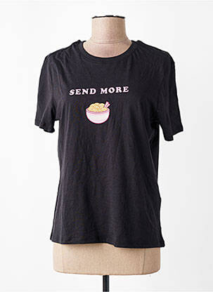 T-shirt noir ONLY femme