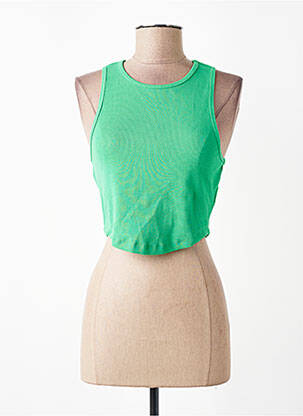 Débardeur manches courtes vert ONLY femme