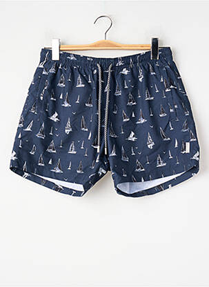 Short de bain bleu BRUCE & BUTLER  homme