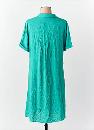 Robe courte manches courtes manches courtes vert VILA femme