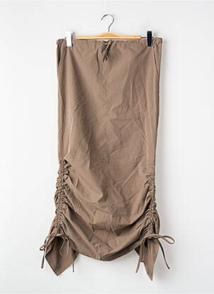 Jupe mi-longue marron JJXX femme