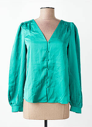 Chemisier coupe droite vert VILA femme