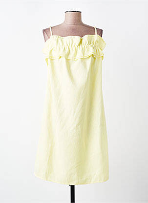 Robe courte jaune VILA femme