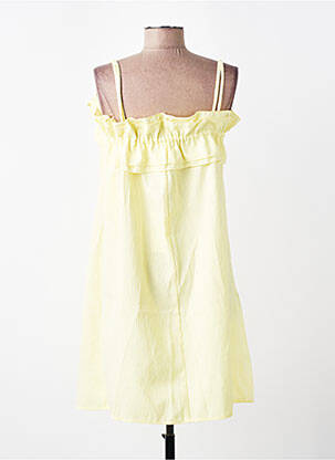 Robe courte jaune VILA femme