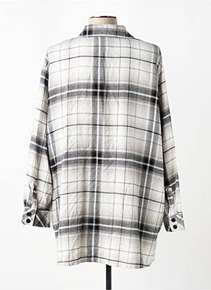 Chemisier manches longues manches longues gris ONLY femme