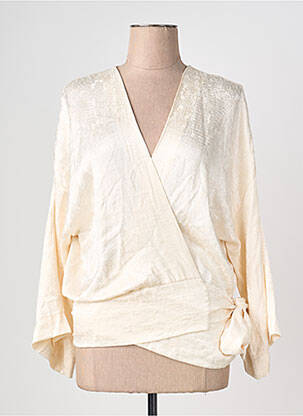 Blouse beige ASTRID BLACK LABEL femme