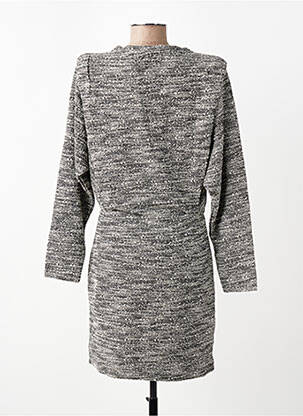 Robe courte gris MANGO femme