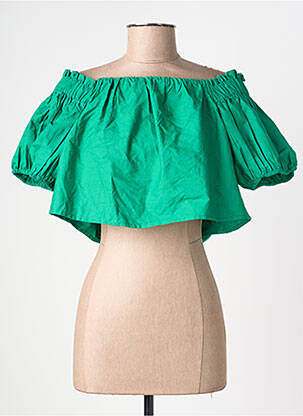 Top vert JACQUELINE DE YONG femme