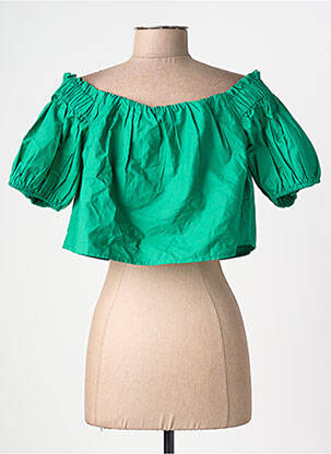 Top vert JACQUELINE DE YONG femme