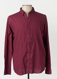 Chemise manches longues violet JACK & JONES homme