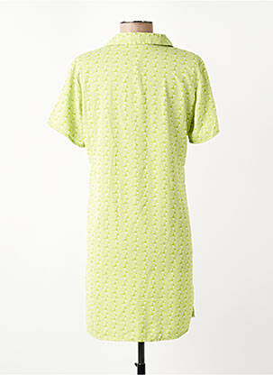 Robe courte manches courtes manches courtes vert ONLY femme